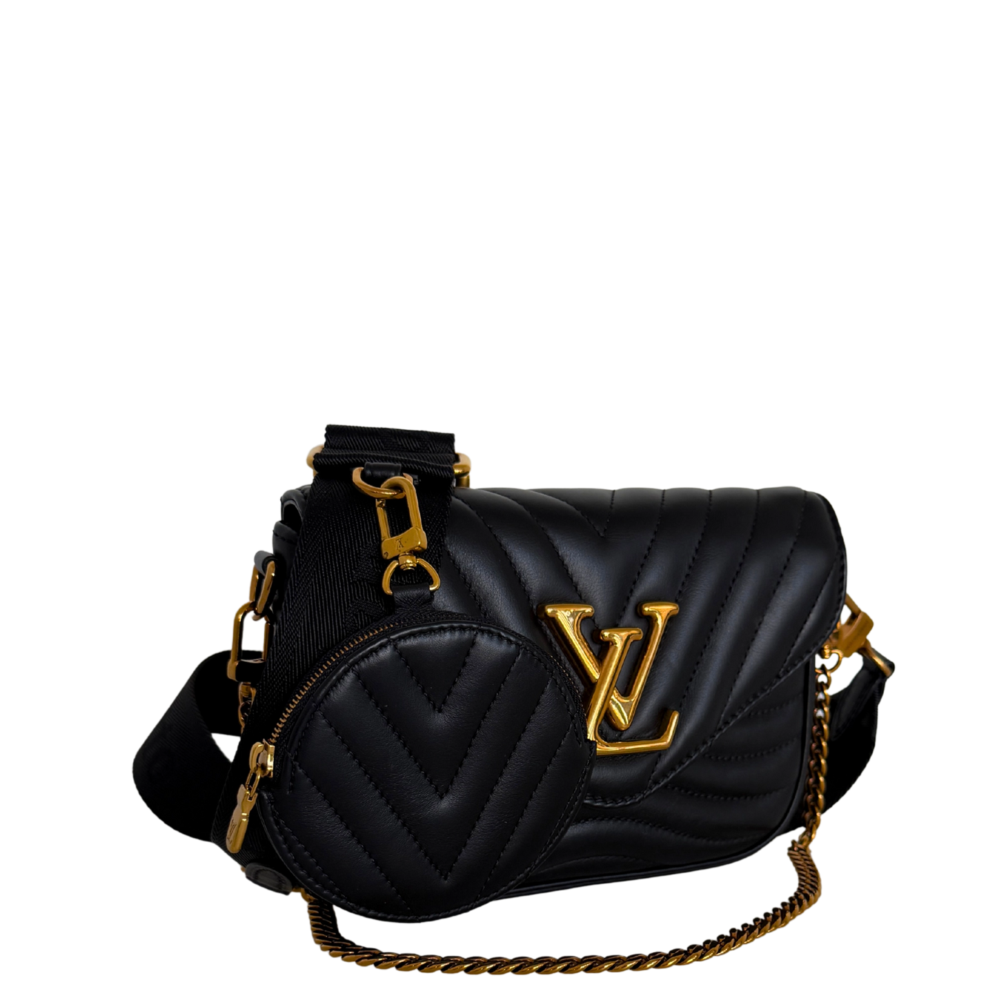 Louis Vuitton New Wave Multi Pochette Leder Fullset / sehr gut Louis Vuitton