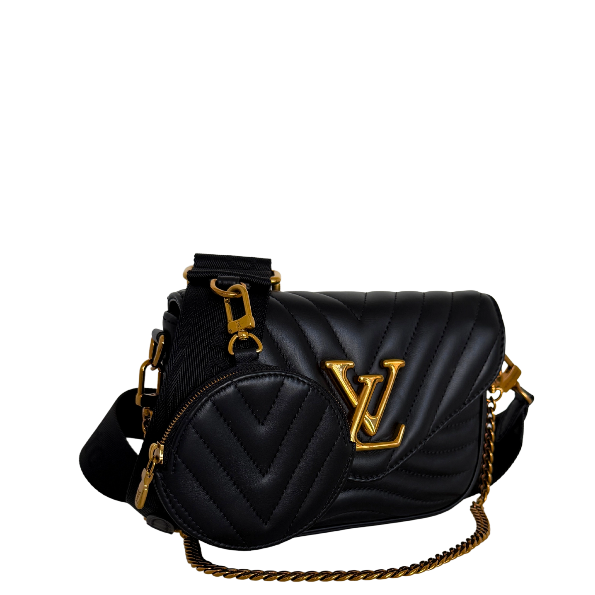 Louis Vuitton New Wave Multi Pochette Leder Fullset / sehr gut Louis Vuitton