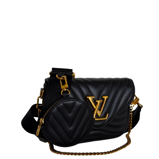 Louis Vuitton New Wave Multi Pochette Leder Fullset / sehr gut Louis Vuitton