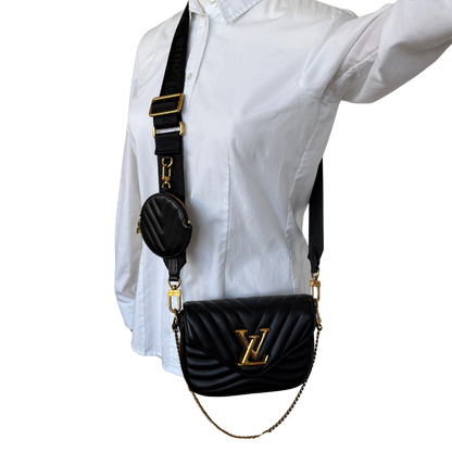 Louis Vuitton New Wave Multi Pochette Leder Fullset / sehr gut Louis Vuitton