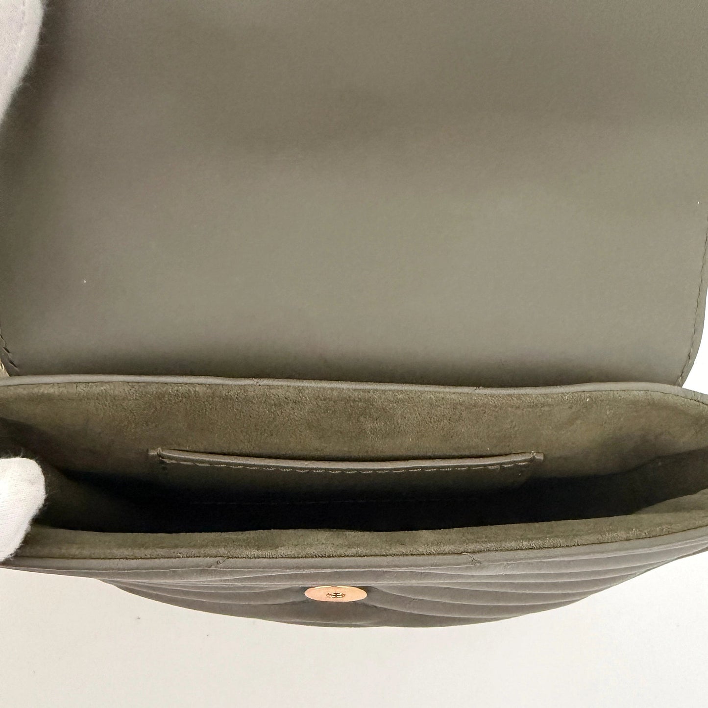 Louis Vuitton New Wave Multi Pochette Leder khaki / neuwertig Louis Vuitton