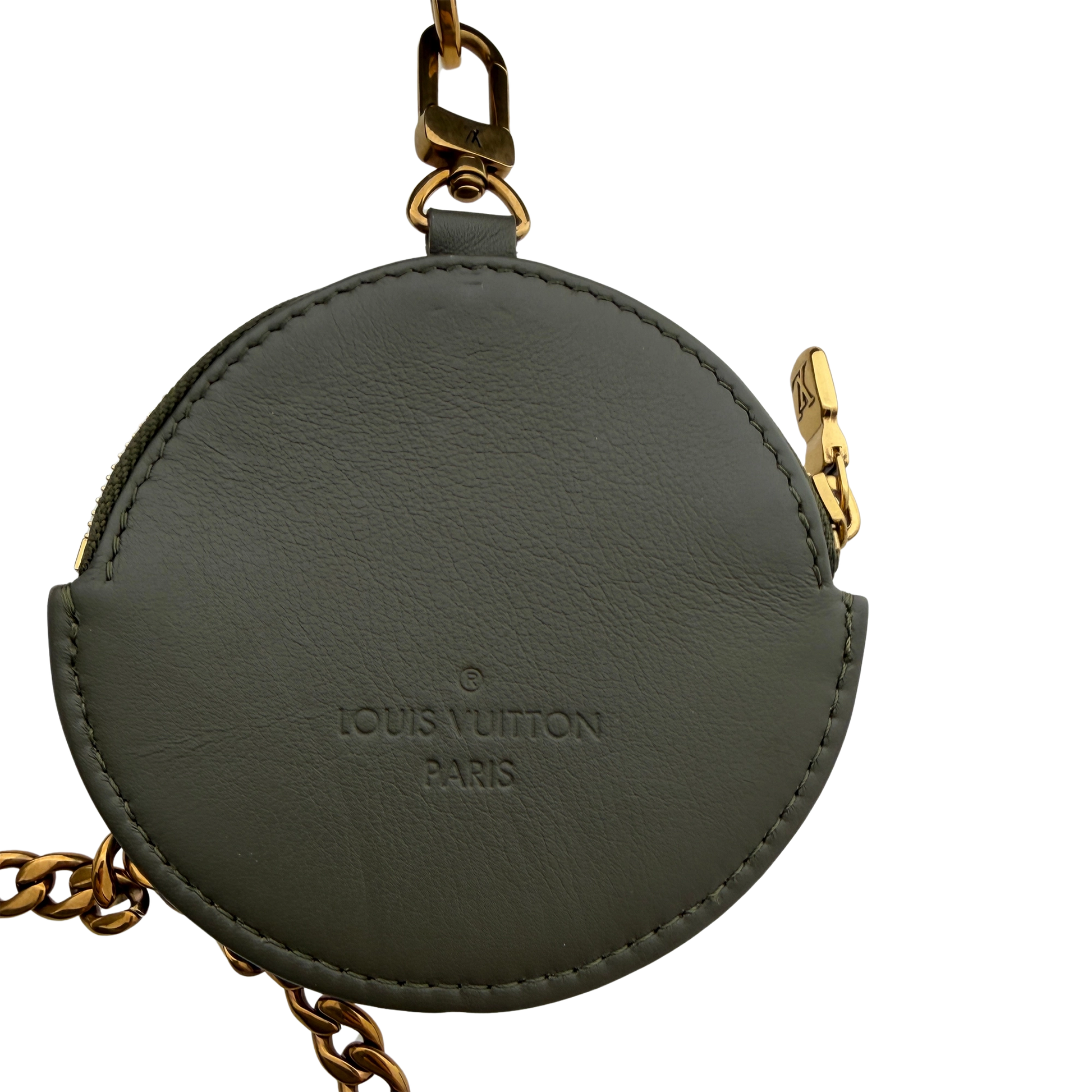 Louis Vuitton New Wave Multi Pochette Leder khaki / neuwertig Louis Vuitton