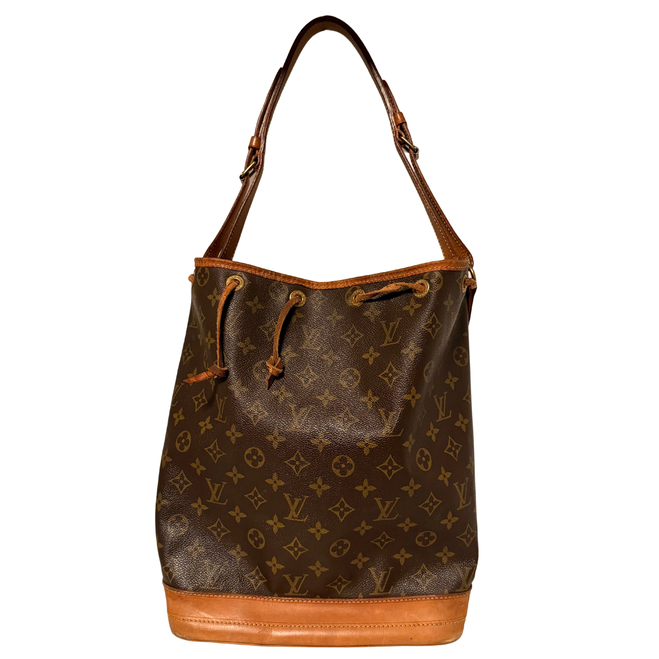 Louis Vuitton Grand Sac Noé Monogram Canvas Braun / akzeptabel Louis Vuitton