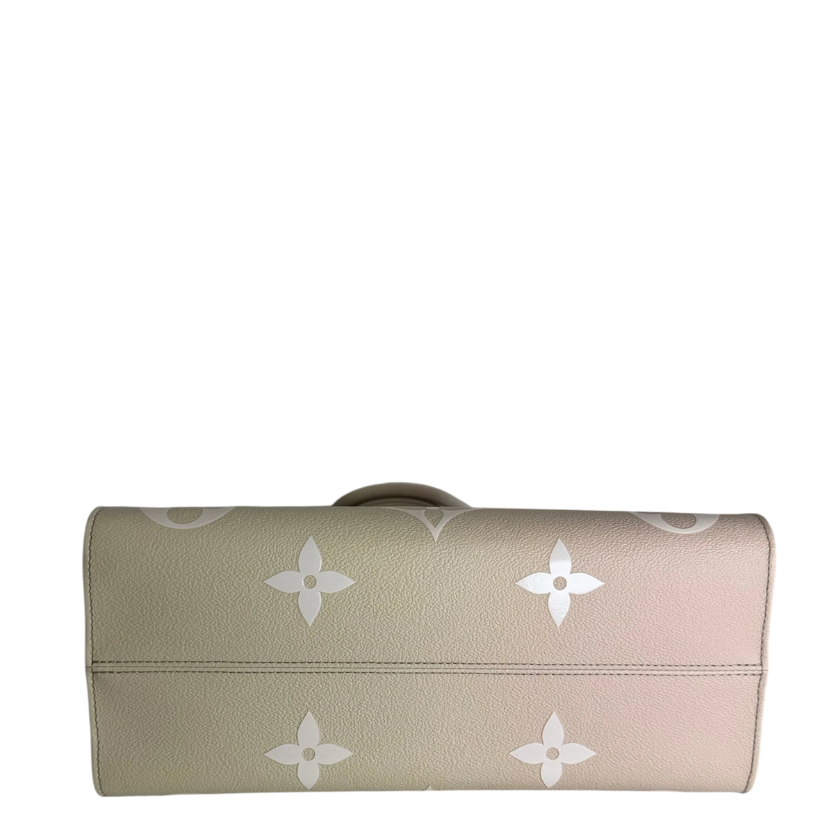Louis Vuitton OnTheGo MM Spring in the City Empreinte Khaki Beige