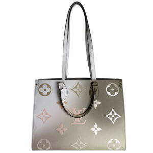 Louis Vuitton OnTheGo MM Spring in the City Empreinte Khaki Beige