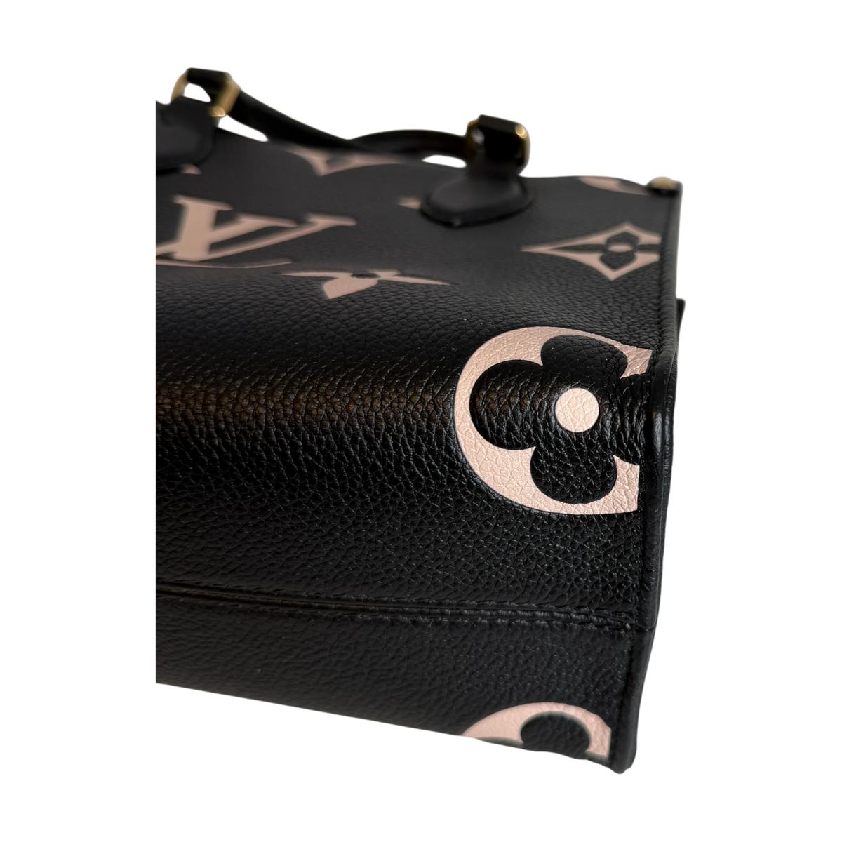Louis Vuitton OnTheGo PM Bicolor Monogram Empreinte Schwarz Beige Louis Vuitton