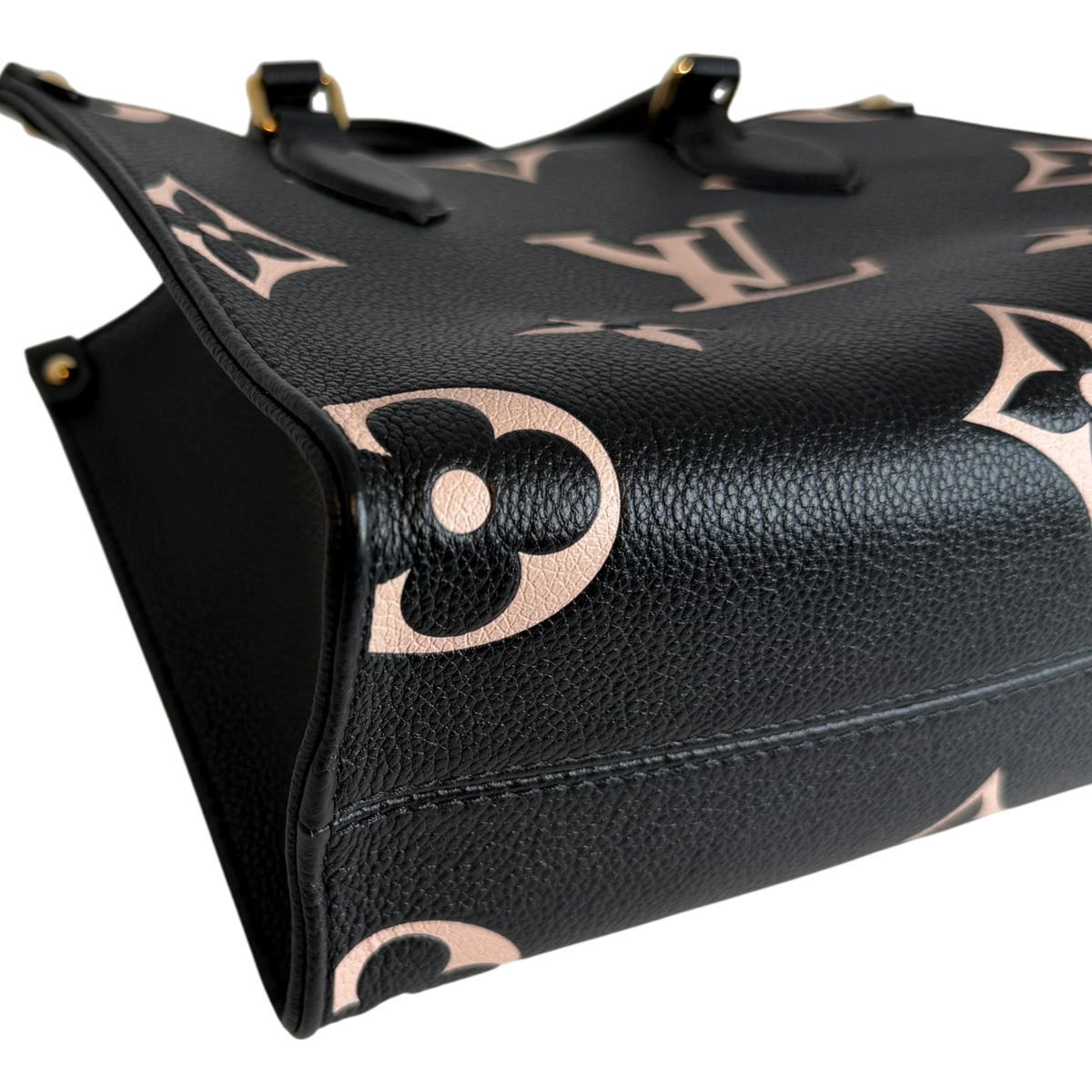 Louis Vuitton OnTheGo PM Bicolor Monogram Empreinte Schwarz Beige Louis Vuitton