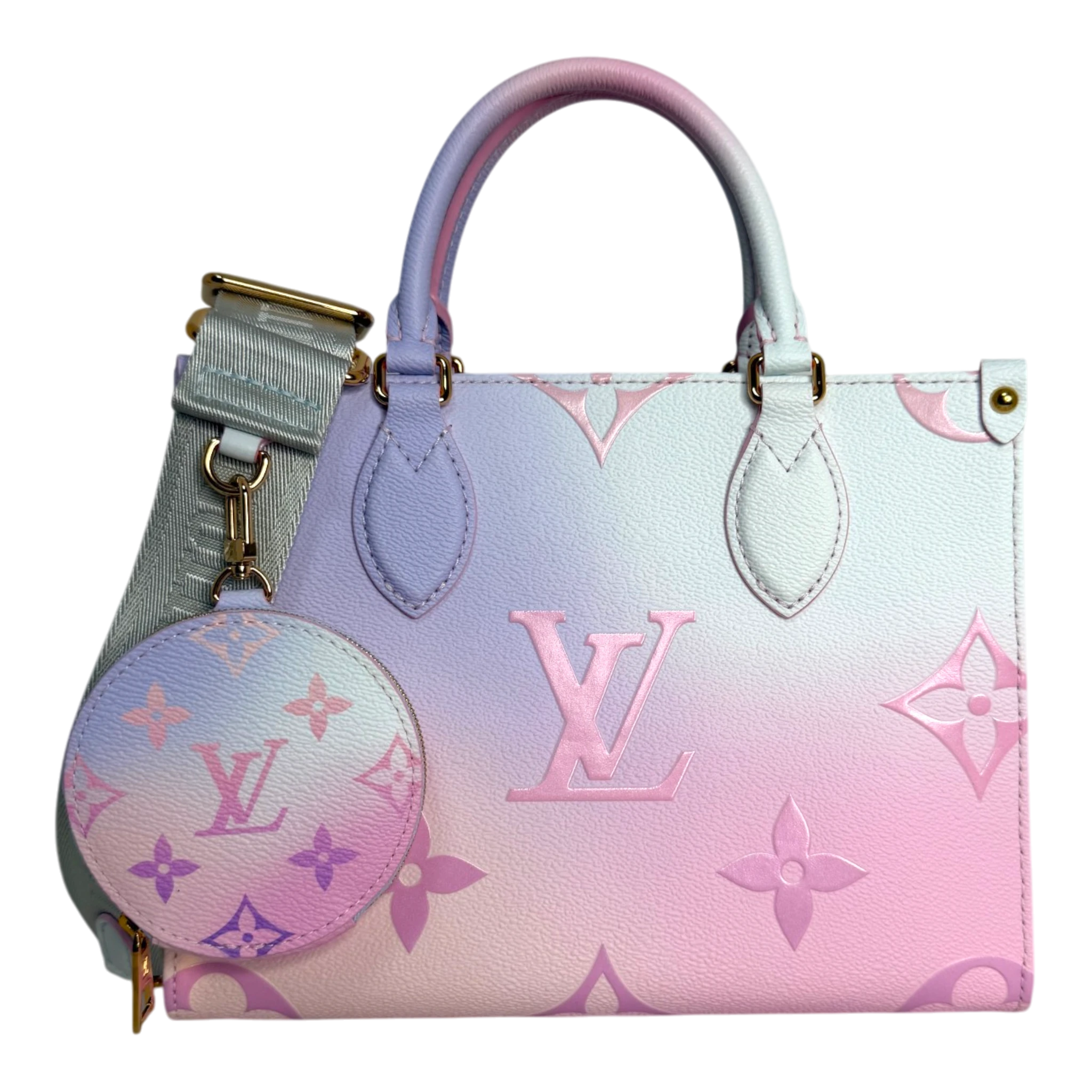 Louis Vuitton OnTheGo PM Giant Monogram Sunrise Pastel Fullset Louis Vuitton