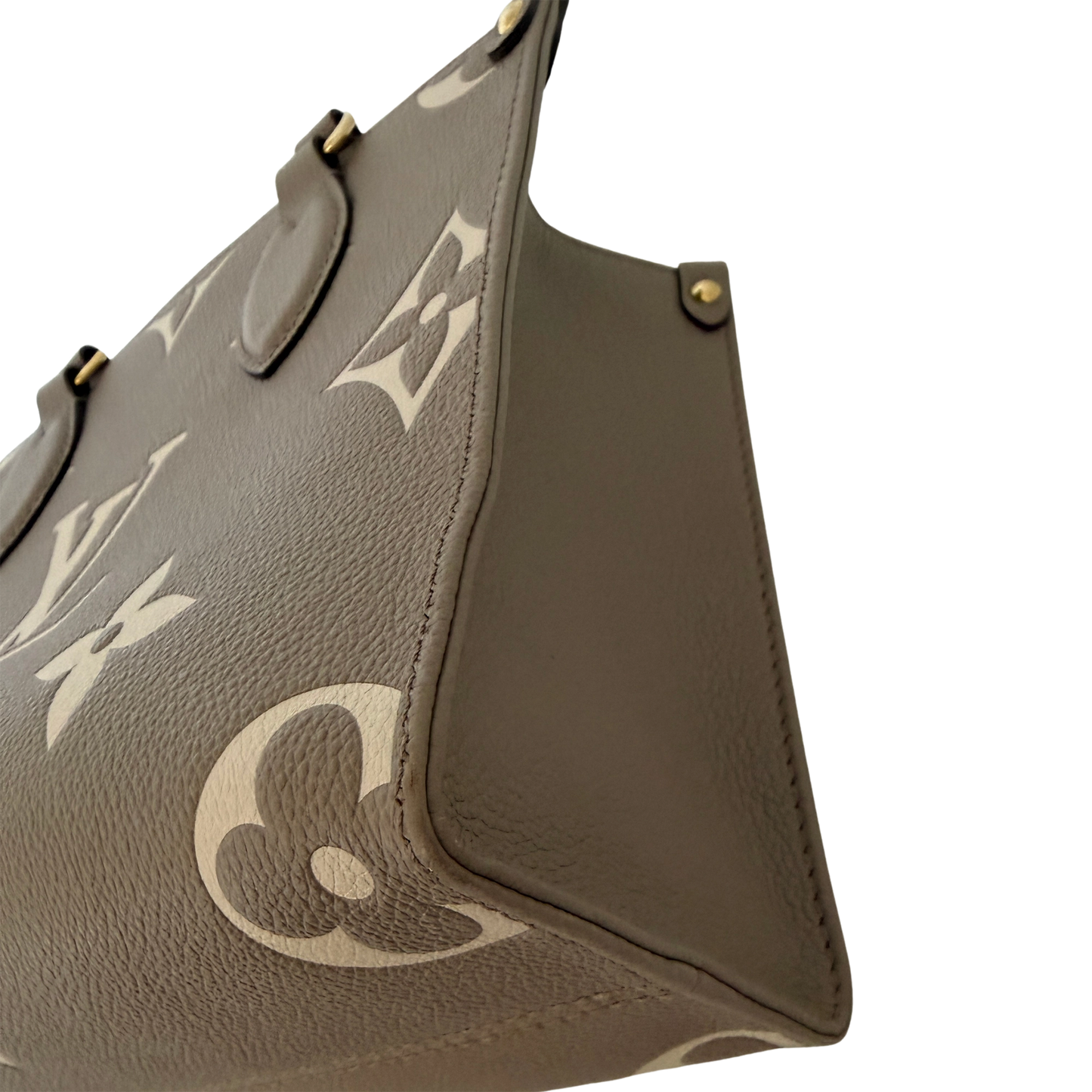 Louis Vuitton OnTheGo PM Monogram Empreinte Tourterelle Fullset / sehr gut Louis Vuitton
