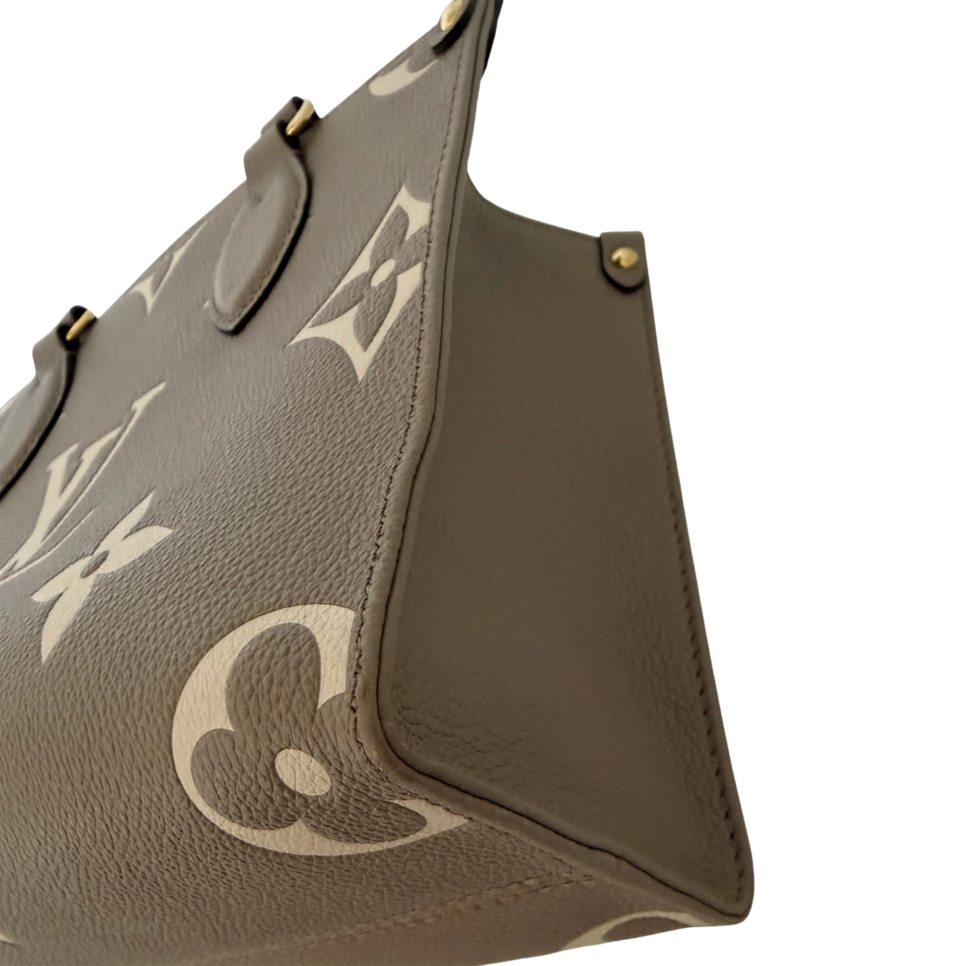 Louis Vuitton OnTheGo PM Monogram Empreinte Tourterelle Fullset / sehr gut Louis Vuitton