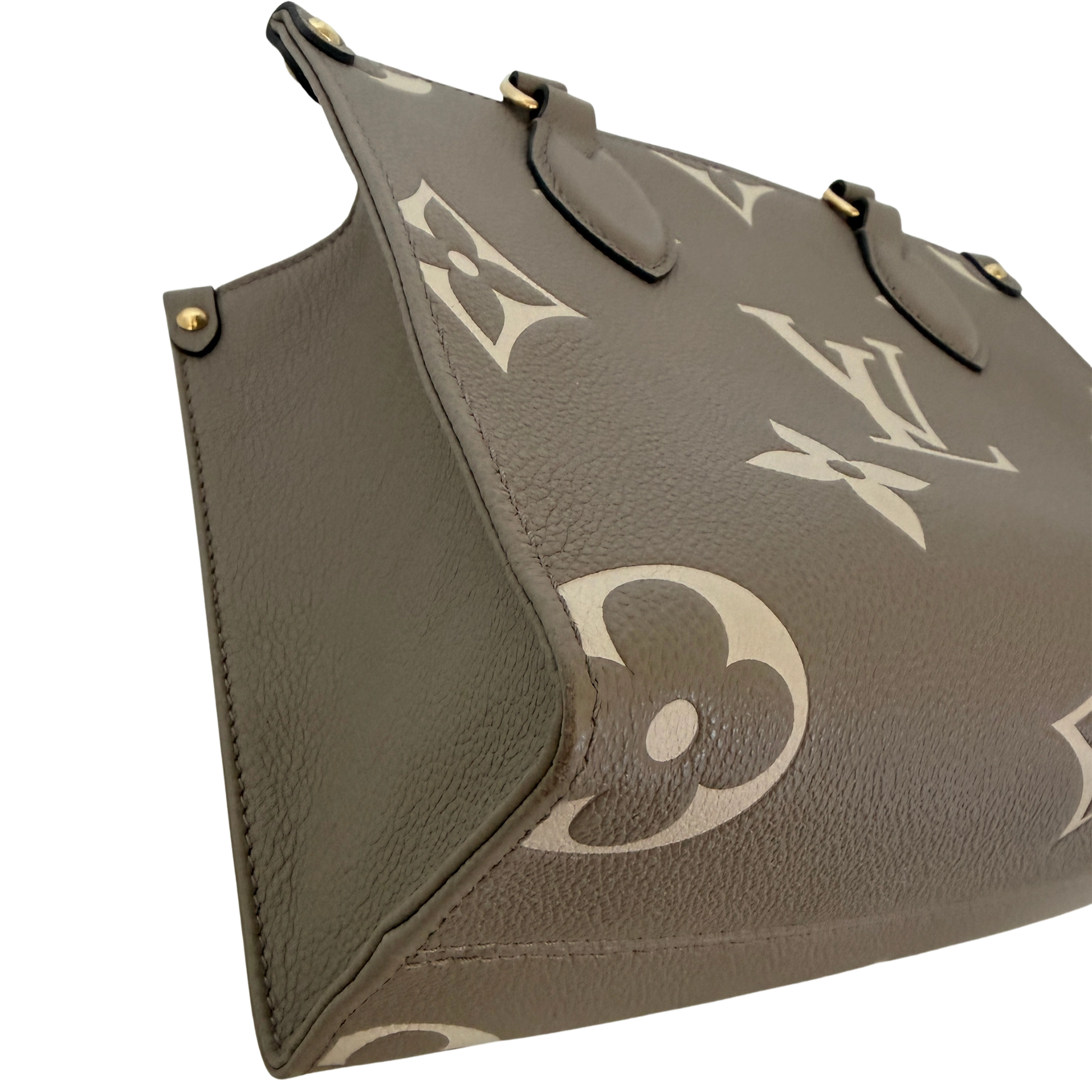 Louis Vuitton OnTheGo PM Monogram Empreinte Tourterelle Fullset / sehr gut Louis Vuitton