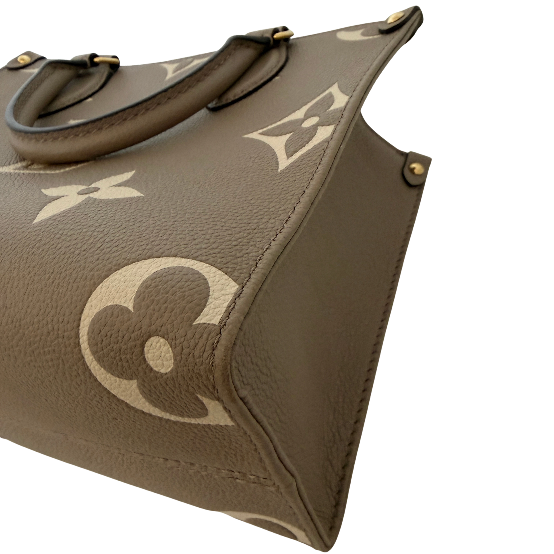 Louis Vuitton OnTheGo PM Monogram Empreinte Tourterelle Fullset / sehr gut Louis Vuitton
