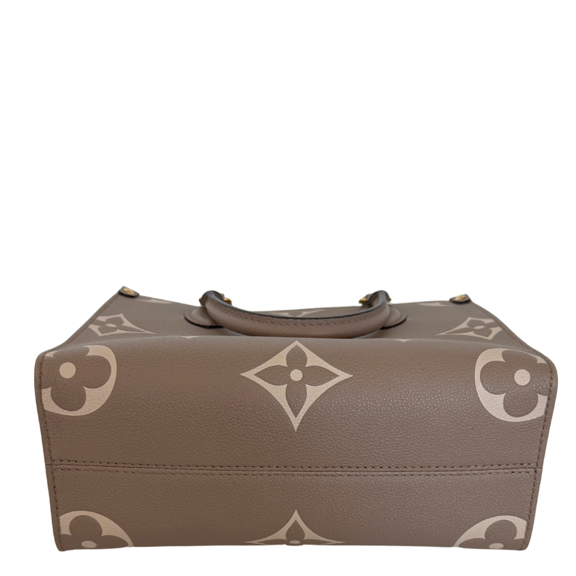Louis Vuitton OnTheGo PM Monogram Empreinte Tourterelle Fullset / sehr gut Louis Vuitton