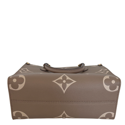 Louis Vuitton OnTheGo PM Monogram Empreinte Tourterelle Fullset / sehr gut Louis Vuitton