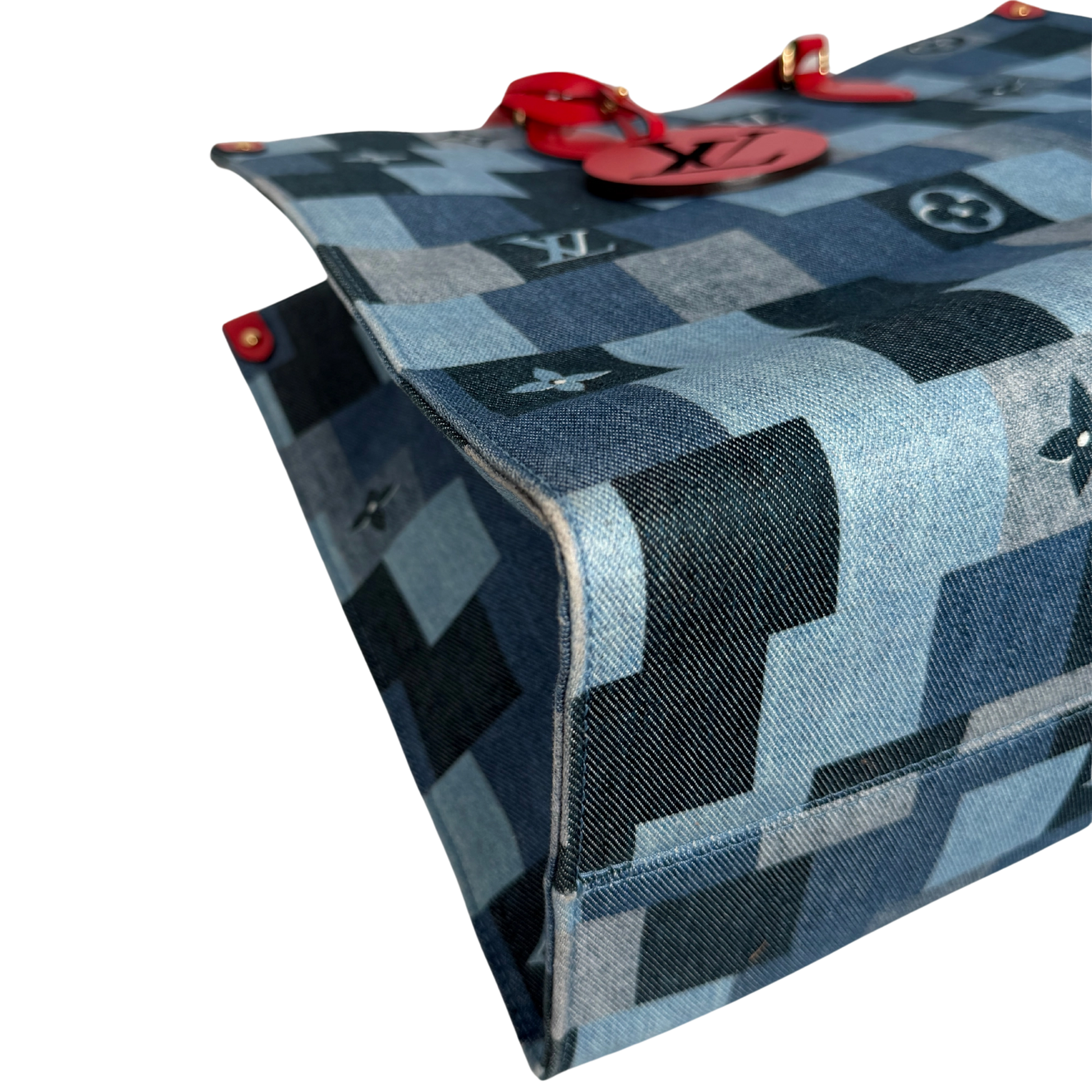 Louis Vuitton Onthego GM Denim Shopper M44992 / sehr gut Louis Vuitton