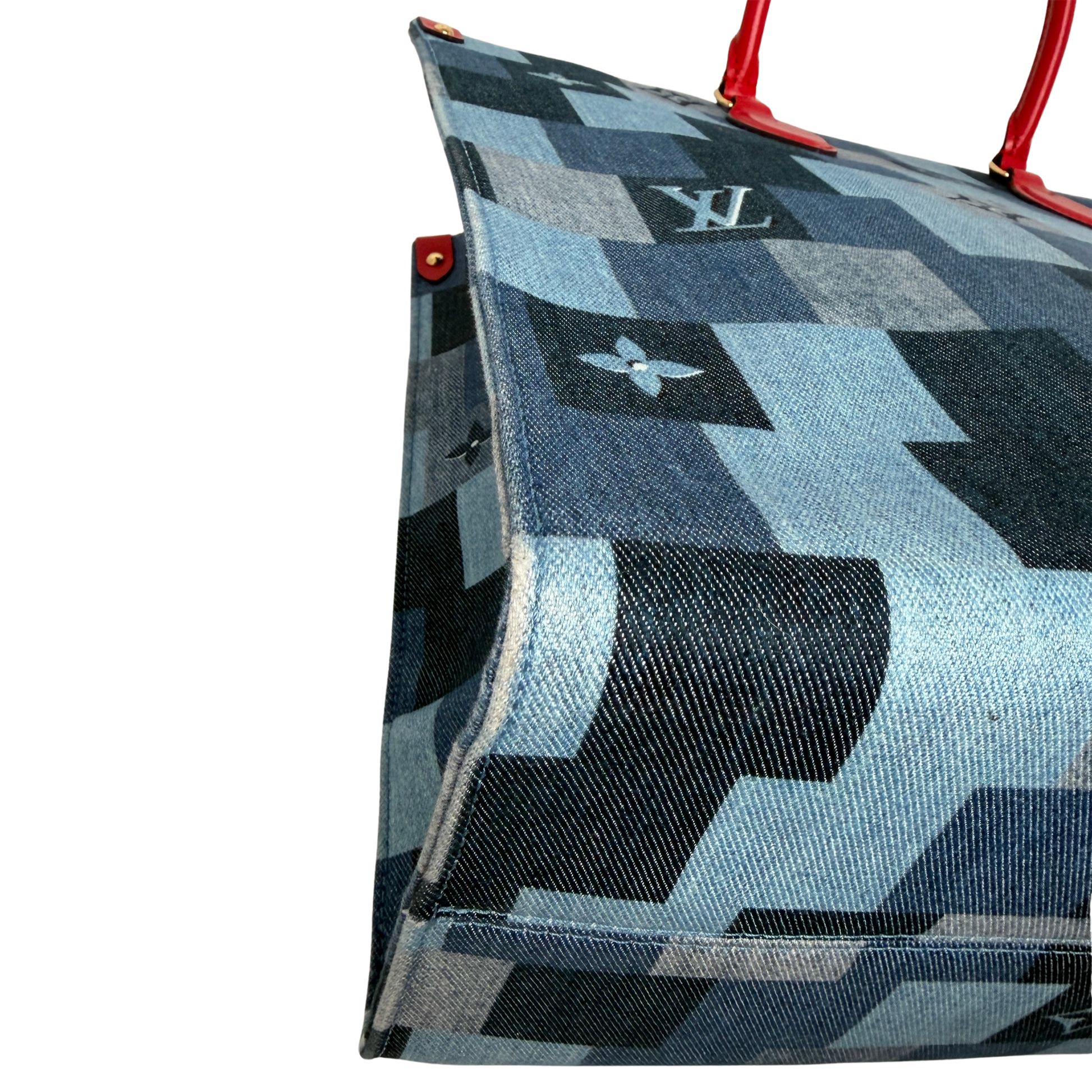 Louis Vuitton Onthego GM Denim Shopper M44992 / sehr gut Louis Vuitton