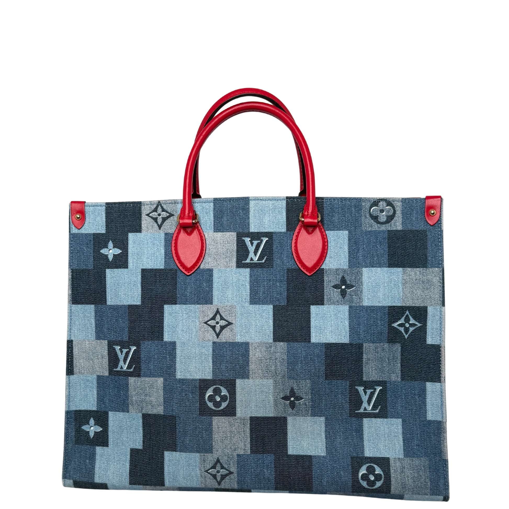 Louis Vuitton Onthego GM Denim Shopper M44992 / sehr gut Louis Vuitton