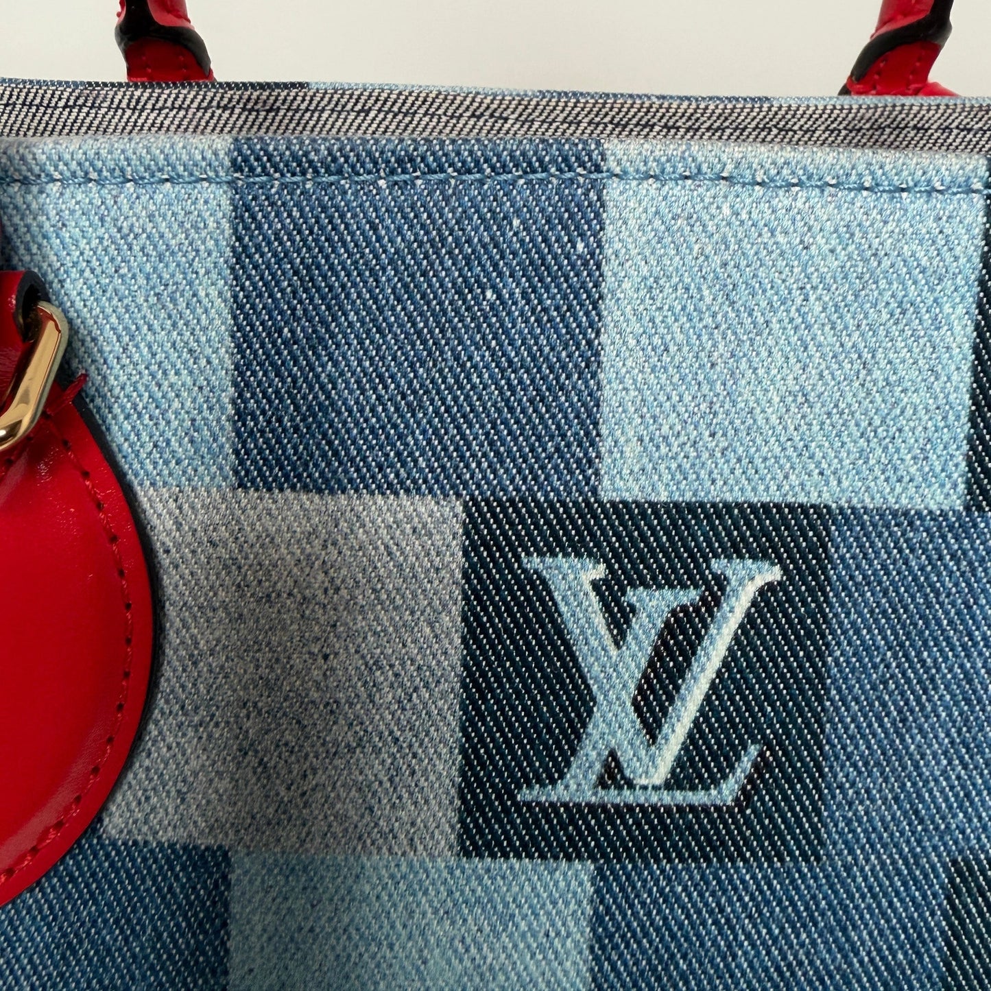 Louis Vuitton Onthego GM Denim Shopper M44992 / sehr gut Louis Vuitton