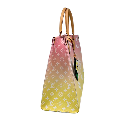 Louis Vuitton Onthego GM by the Pool Gradient Pastel light Pink Fullset / Neu Louis Vuitton