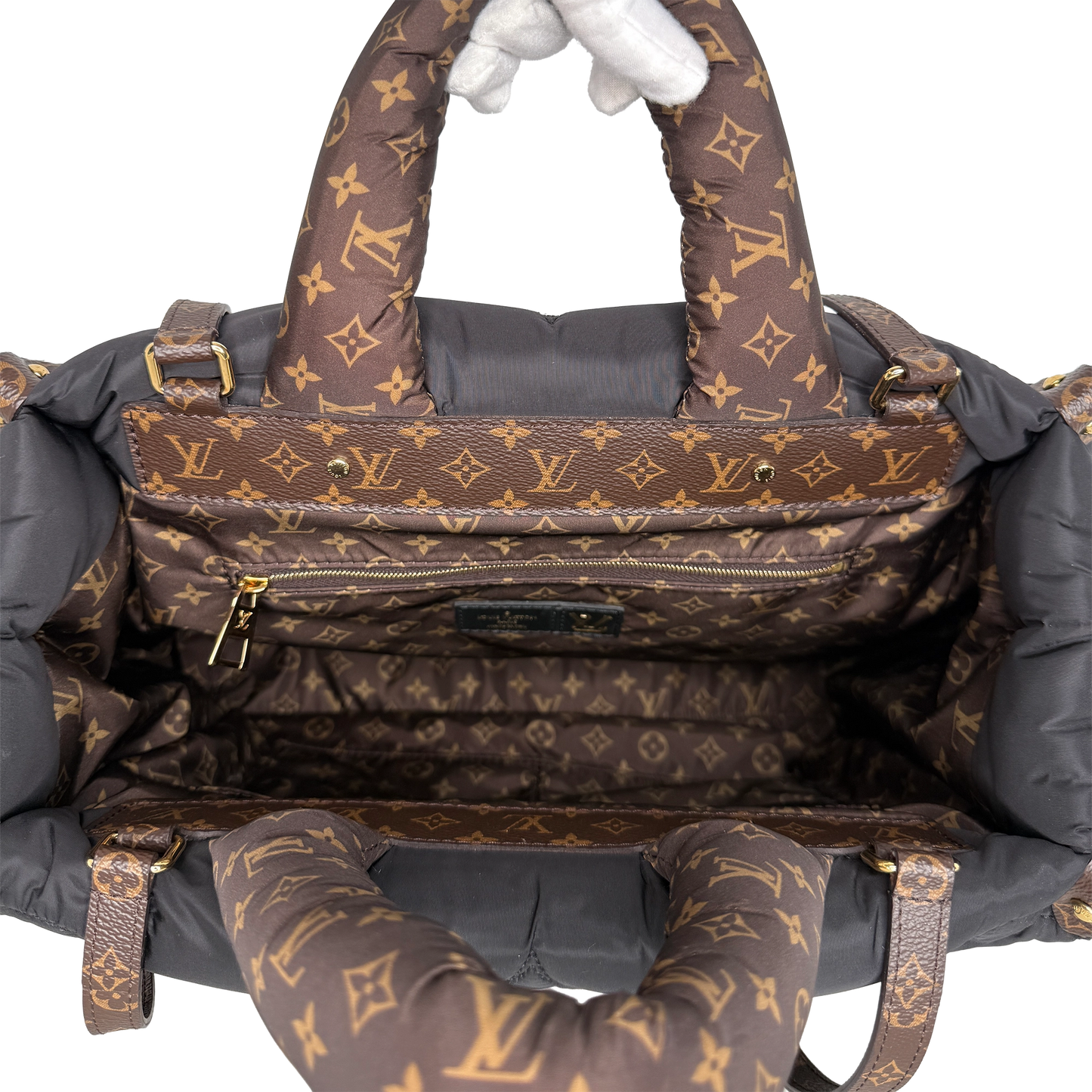 Louis Vuitton Onthego MM Pillow black Fullset M21069 / sehr gut Louis Vuitton