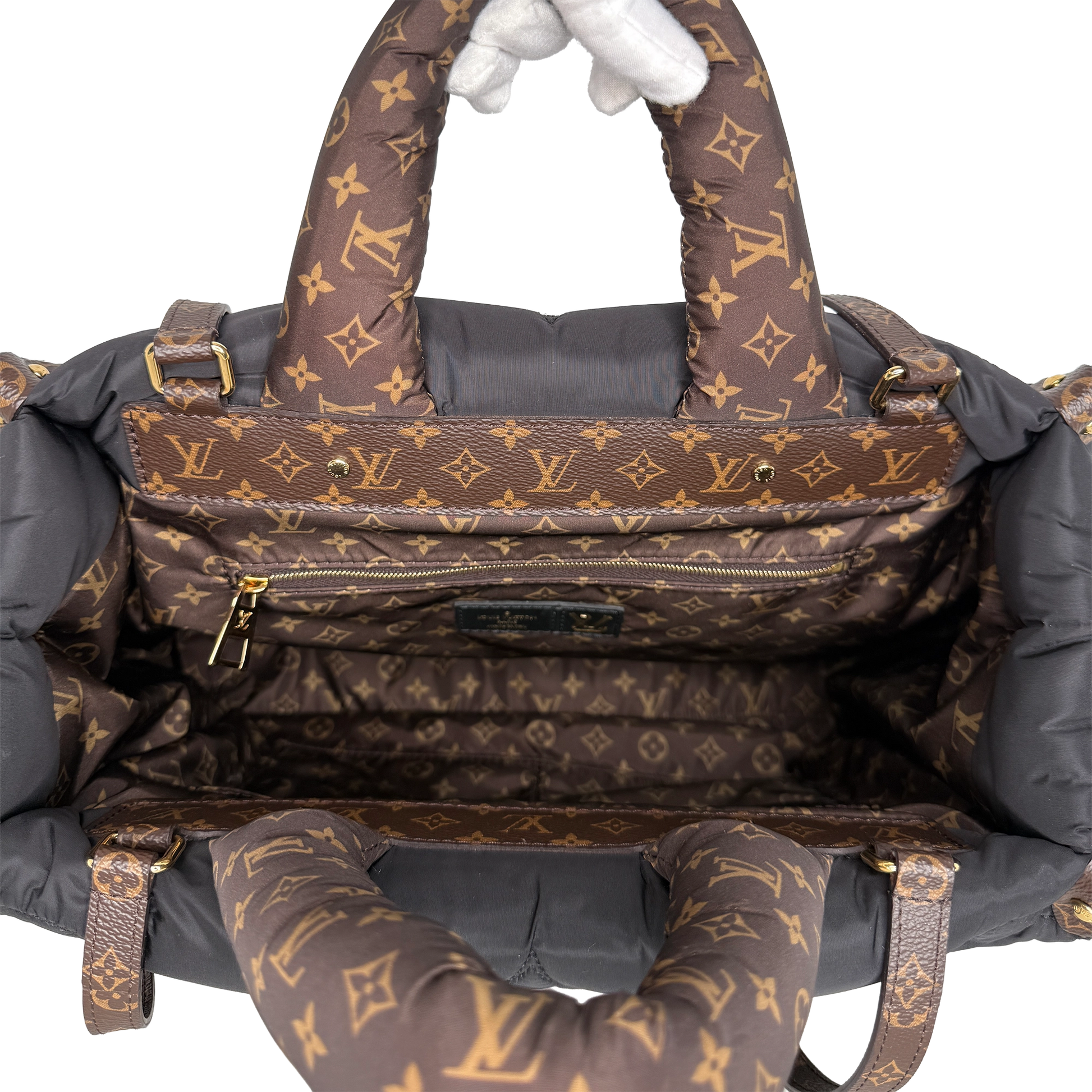 Louis Vuitton Onthego MM Pillow black Fullset M21069 / sehr gut Louis Vuitton
