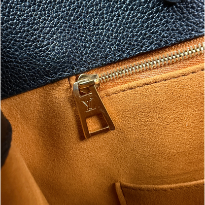 Louis Vuitton OnTheGo MM Monogram Empreinte Leather Black Gold