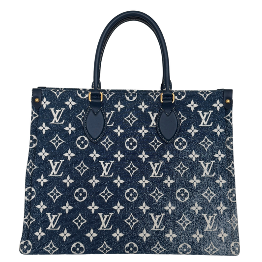Louis Vuitton Onthego MM bleu Denim M59608 Fullset / neuwertig Louis Vuitton