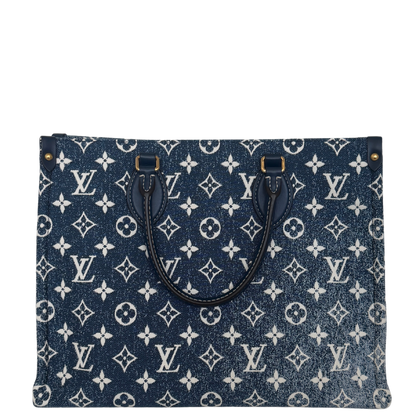 Louis Vuitton Onthego MM bleu Denim M59608 Fullset / neuwertig Louis Vuitton