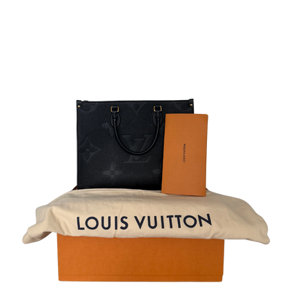 Louis Vuitton Onthego MM Empreinte Leder schwarz M45595 / sehr gut Louis Vuitton