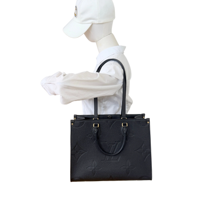 Louis Vuitton Onthego MM Empreinte Leder schwarz M45595 / sehr gut Louis Vuitton