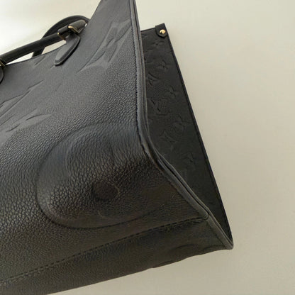 Louis Vuitton Onthego MM Empreinte Leder schwarz M45595 / sehr gut Louis Vuitton