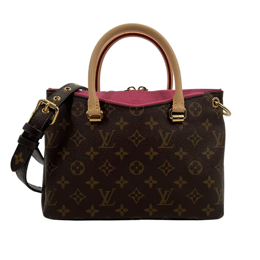 Louis Vuitton Pallas BB Handtasche Monogram Canvas Pink / sehr gut Louis Vuitton