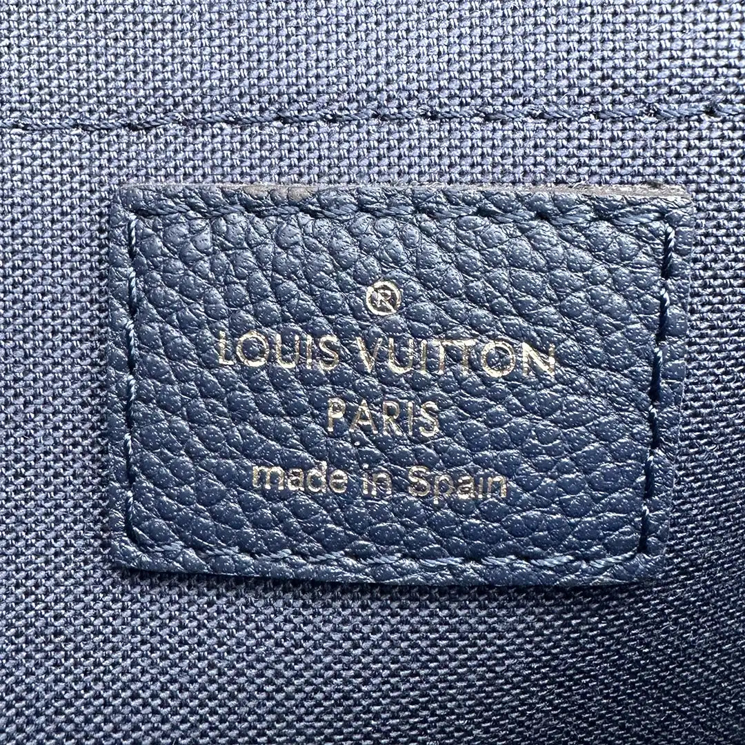 Louis Vuitton Pallas Clutch Marine Monogram Canvas / neuwertig Louis Vuitton