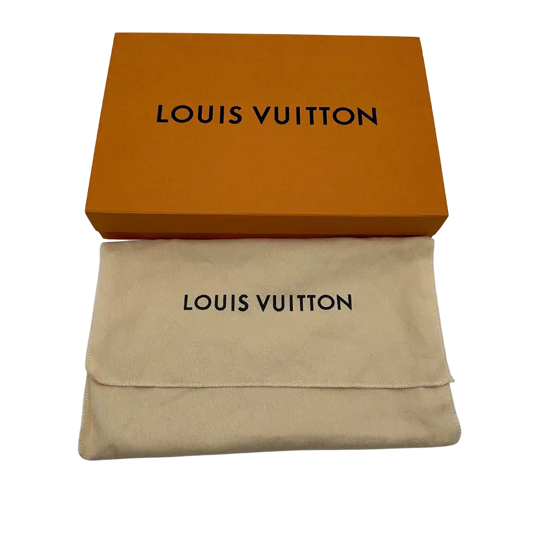 Louis Vuitton Pallas Clutch Marine Monogram Canvas / neuwertig Louis Vuitton