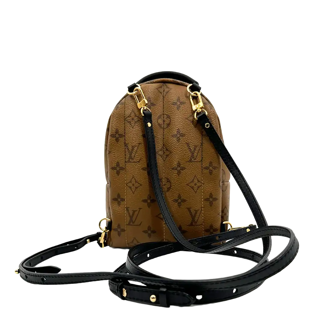 Louis Vuitton Palm Springs Mini Rucksack Reverse Monogram Fullset / sehr gut Louis Vuitton