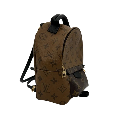 Louis Vuitton Palm Springs Mini Rucksack Reverse Monogram Fullset / sehr gut Louis Vuitton
