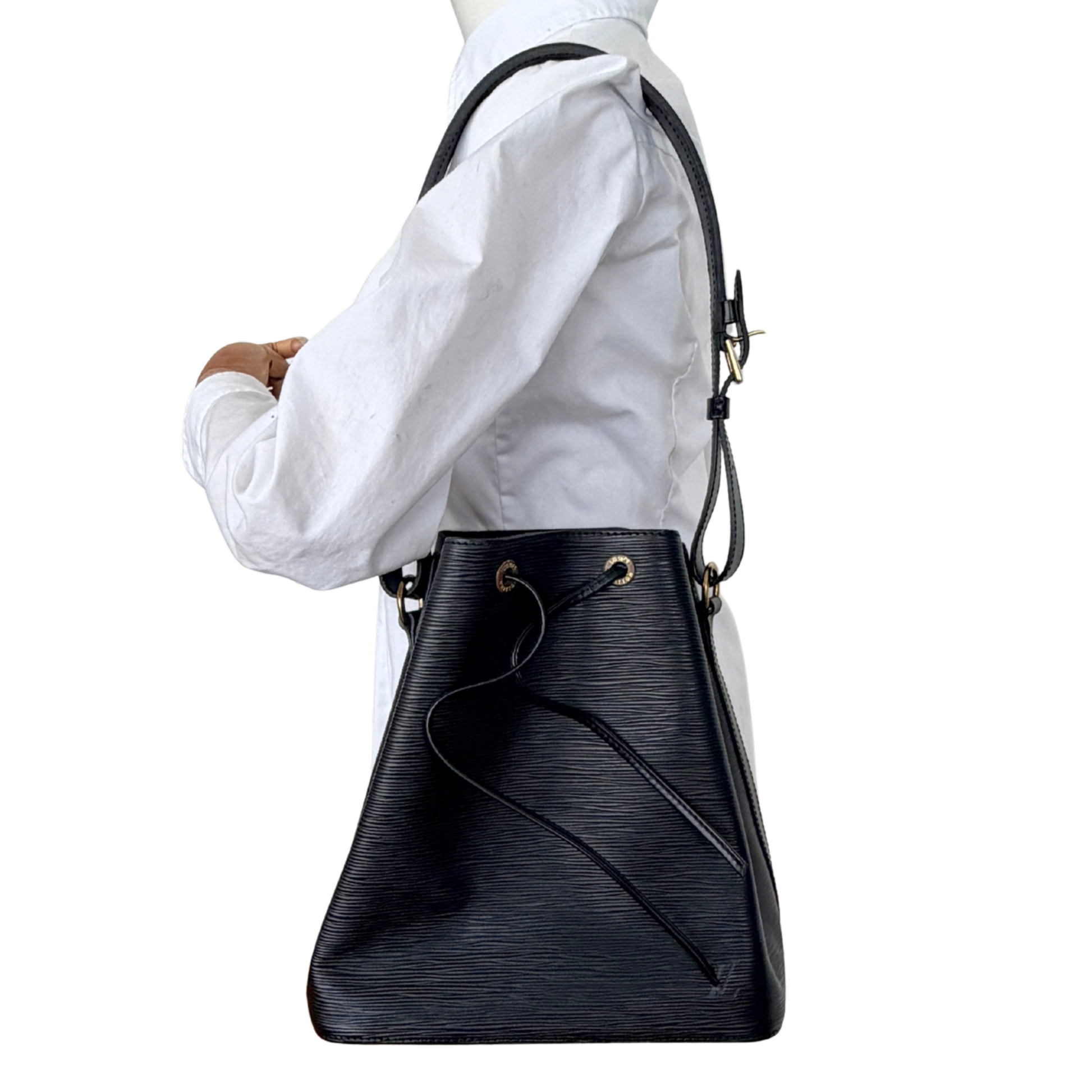 Louis Vuitton Petit Sac Noé Epi Leder Vintage schwarz 1997 / sehr gut Echtheitscheck
