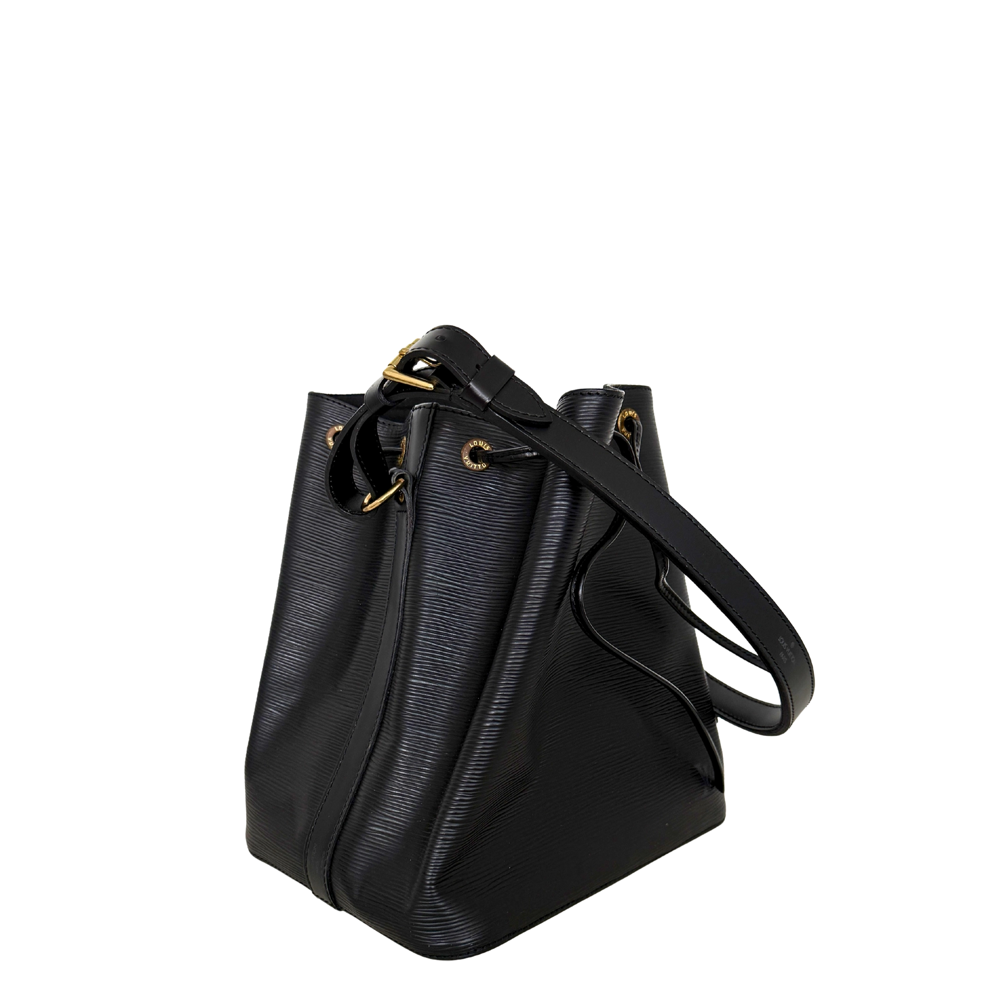 Louis Vuitton Petit Sac Noé Epi Leder Vintage schwarz 1997 / sehr gut Echtheitscheck