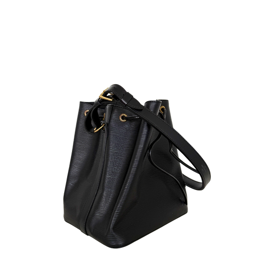Louis Vuitton Petit Sac Noé Epi Leder Vintage schwarz 1997 / sehr gut Echtheitscheck