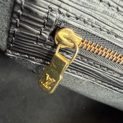Louis Vuitton Petit Sac Noé Epi Leder Vintage schwarz 1992 / gut Echtheitscheck