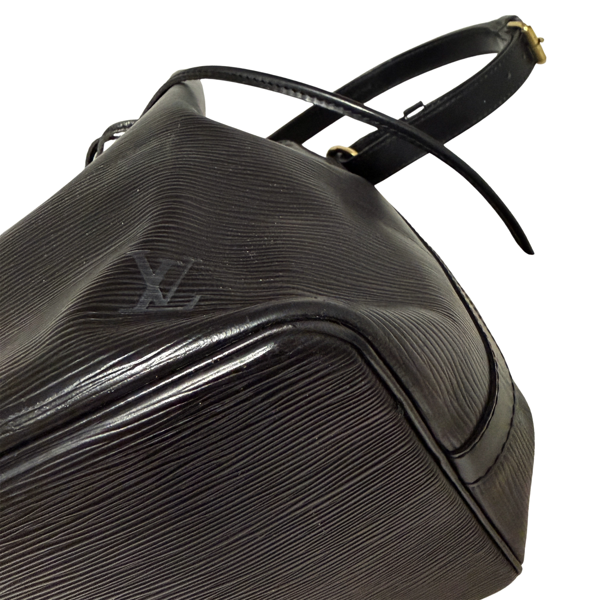 Louis Vuitton Petit Sac Noé Epi Leder Vintage schwarz 1992 / gut Echtheitscheck
