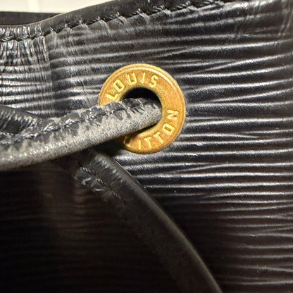 Louis Vuitton Petit Sac Noé Epi Leder Vintage schwarz 1992 / gut Echtheitscheck