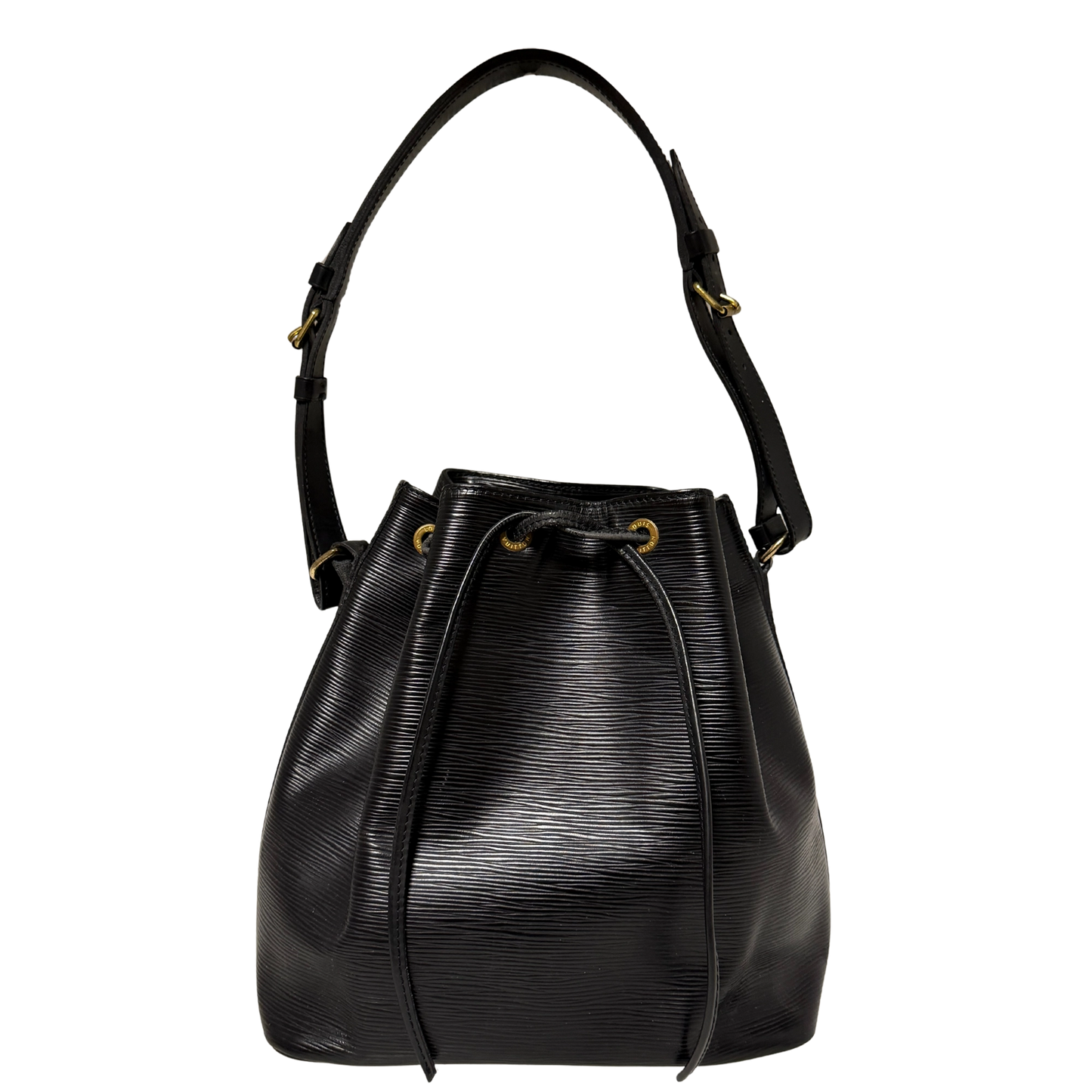 Louis Vuitton Petit Sac Noé Epi Leder Vintage schwarz 1992 / gut Echtheitscheck