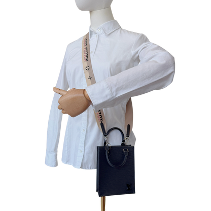 Louis Vuitton Petit Sac Plat Epi Leder schwarz  M81238 Fullset / neuwertig Louis Vuitton