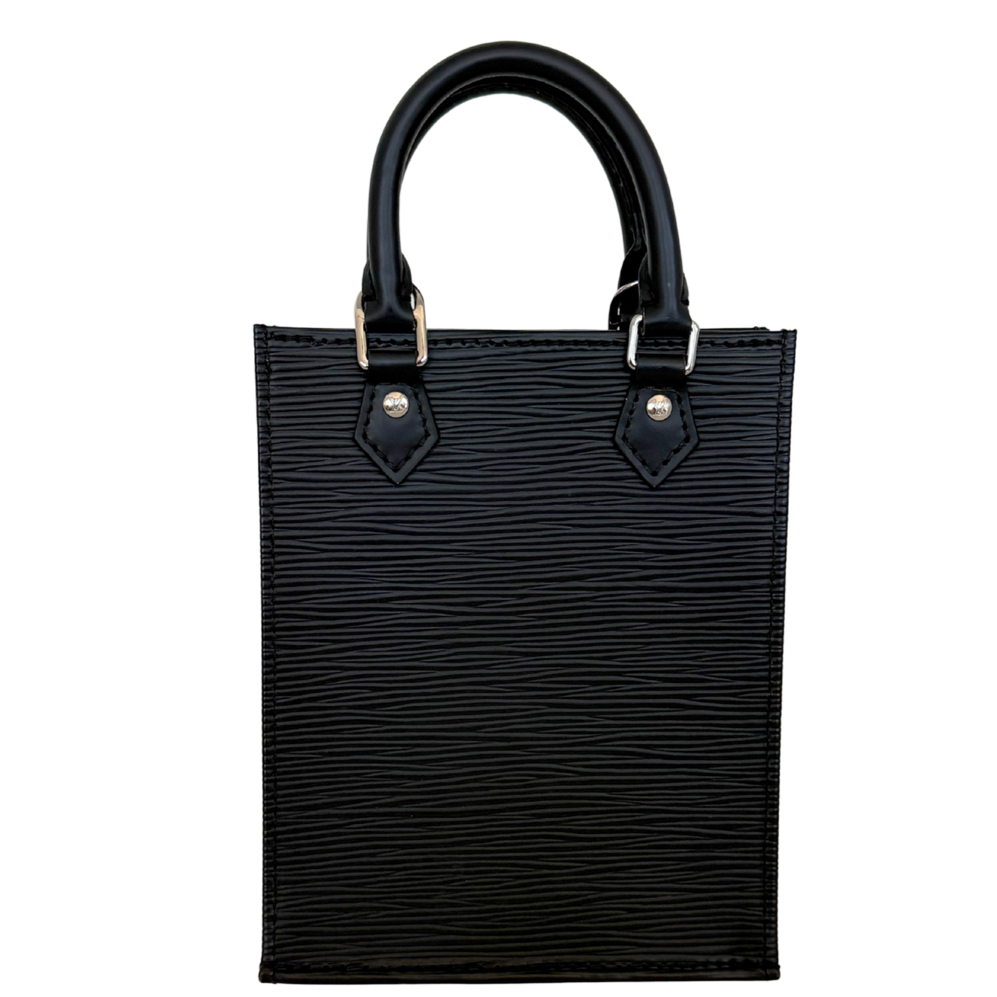 Louis Vuitton Petit Sac Plat Epi Leder schwarz  M81238 Fullset / neuwertig Louis Vuitton