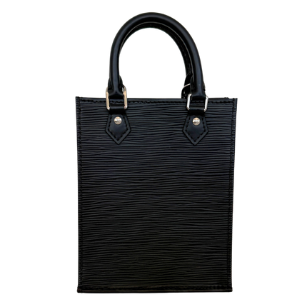 Louis Vuitton Petit Sac Plat Epi Leder schwarz  M81238 Fullset / neuwertig Louis Vuitton