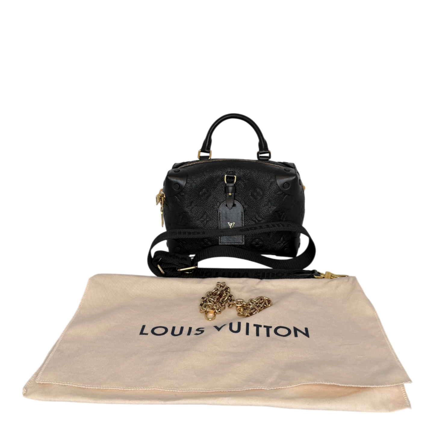 Louis Vuitton Petite Malle Souple Leder schwarz M45393 Louis Vuitton