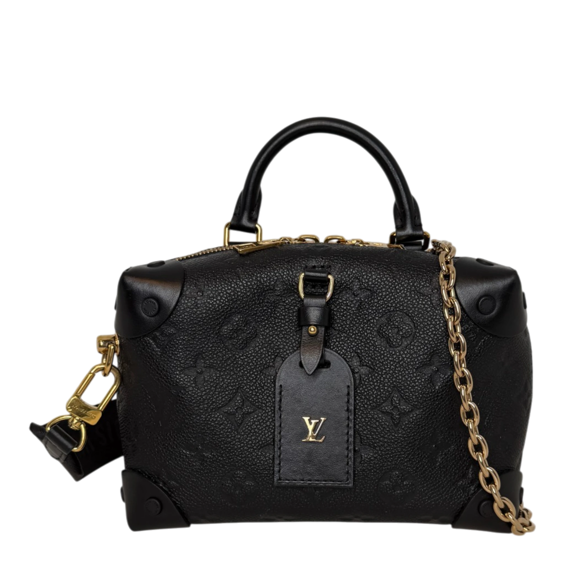 Louis Vuitton Petite Malle Souple Leder schwarz M45393 Louis Vuitton