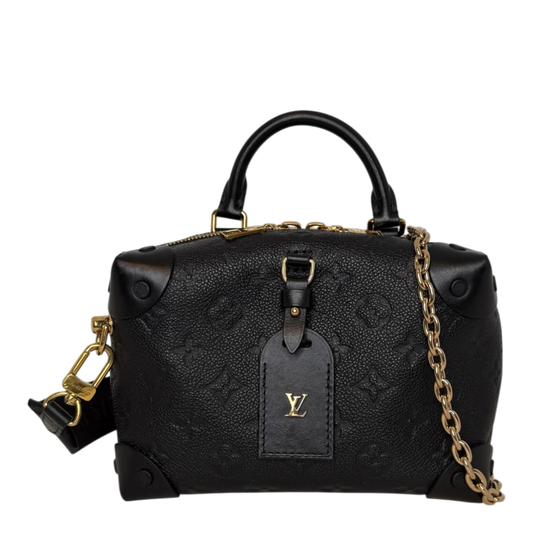 Louis Vuitton Petite Malle Souple Leder schwarz M45393 Louis Vuitton