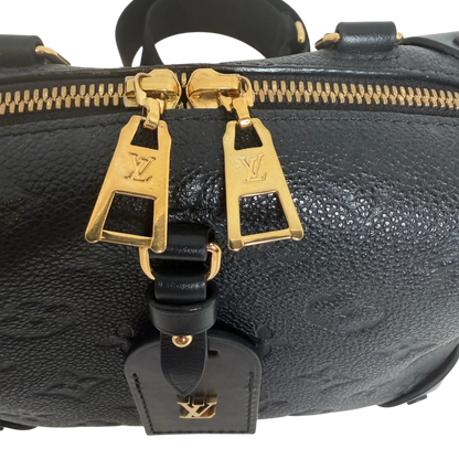 Louis Vuitton Petite Malle Souple Leder schwarz M45393 Louis Vuitton